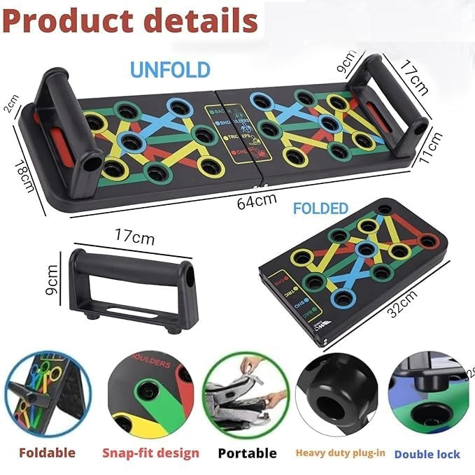15-in-1 Push-Up Board β Full Body Home Workout System