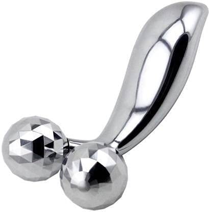 3D Stainless Steel Body Massager – Deep Muscle Relief Roller