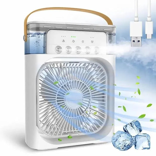 Mini Portable Air Cooler with LED Light
