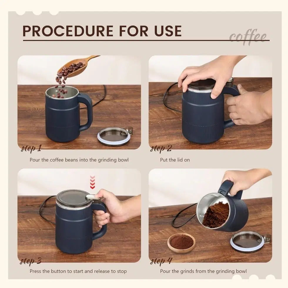 Stainless Steel Electric Grinder – Multi-Purpose Kitchen Grinder