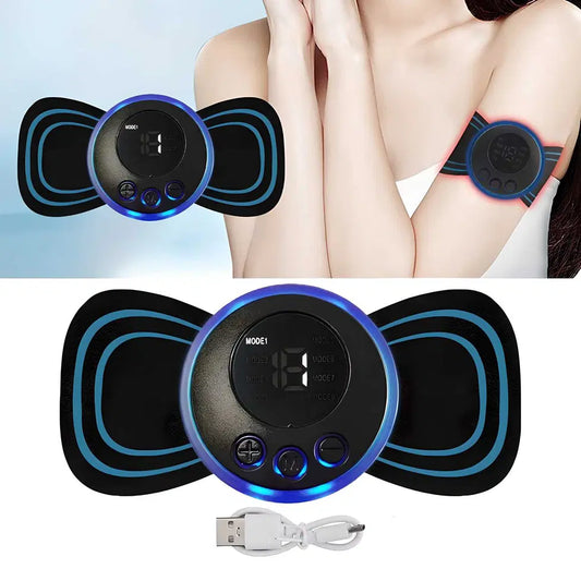 8-Mode Electric Body Massager – 19 Intensity Levels (Rechargeable)